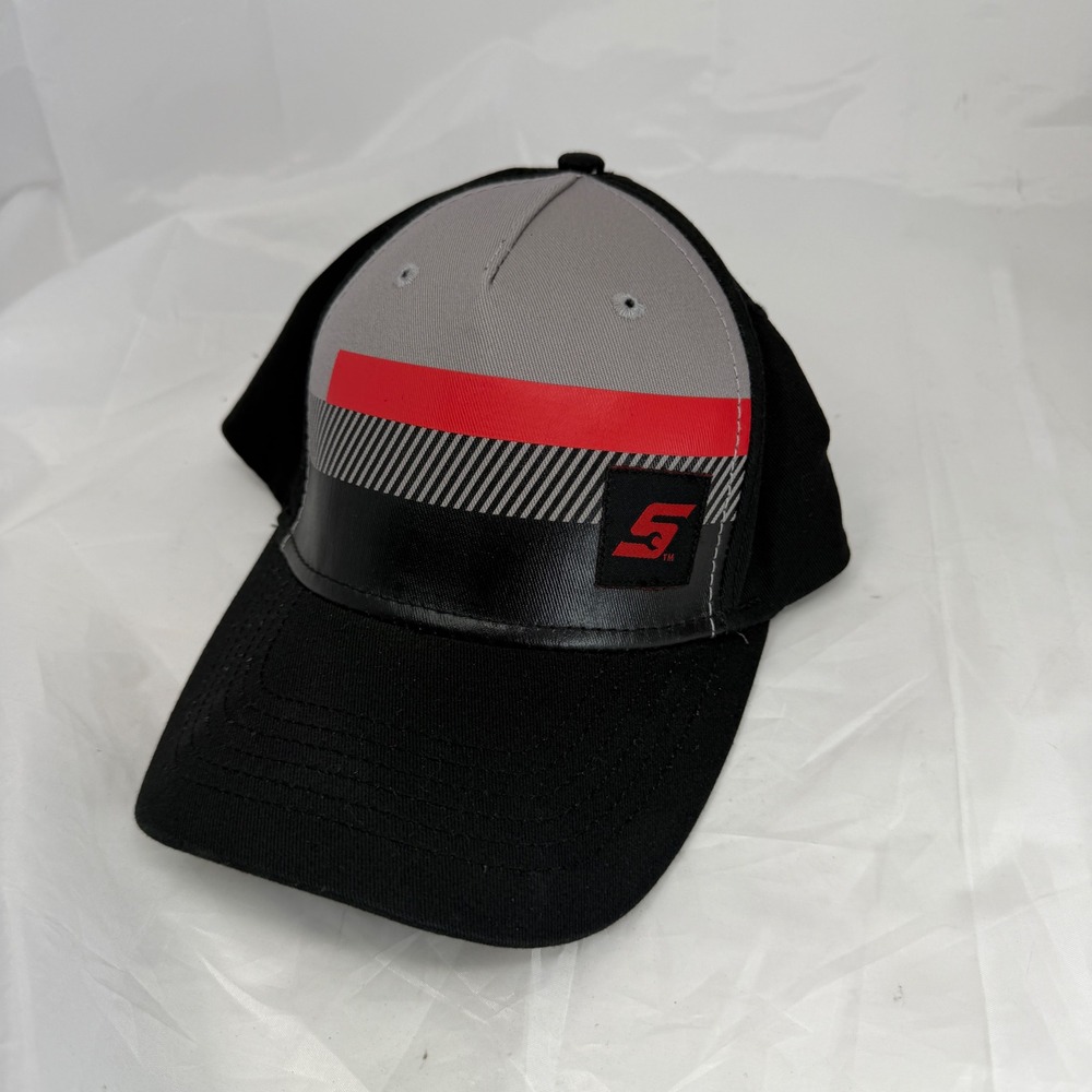 Snap-on Tools Official Licensed Black Grey Red Wrench Logo Snapback Hat Cap